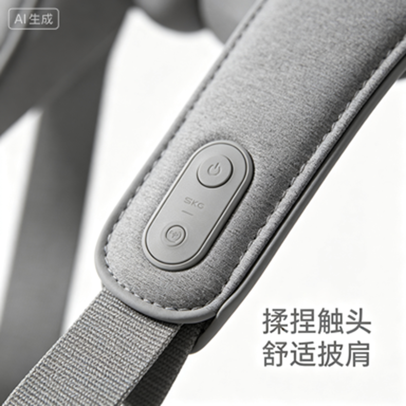 艾诗凯奇SKG H5-1揉捏按摩披肩颈部护理充插两用智能操控轻巧便携设计高清大图