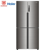 海尔( Haier) 481升 无霜变频T型十字对开冰箱 干湿分储 T·ABT 纤薄机身 BCD-481WDVSU