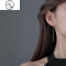 JiMi两戴耳线银银耳钉女迷你耳饰2021年新款潮韩国简约长款显脸瘦耳环