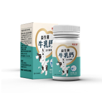 固本堂益生菌牛钙乳60g钙片咀嚼片