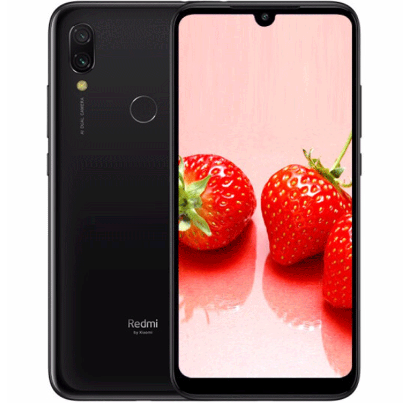 全新正品小米红米redmi74gb64gb亮黑色幻彩渐变ai双摄全网通4g双卡双