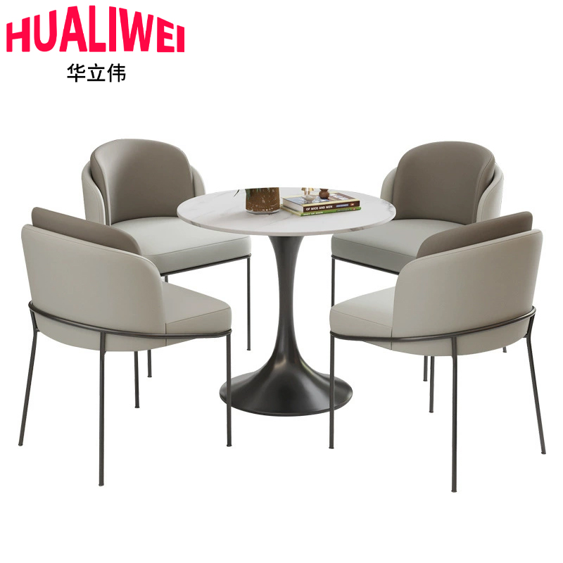 华立伟洽谈桌椅 一桌四椅 套