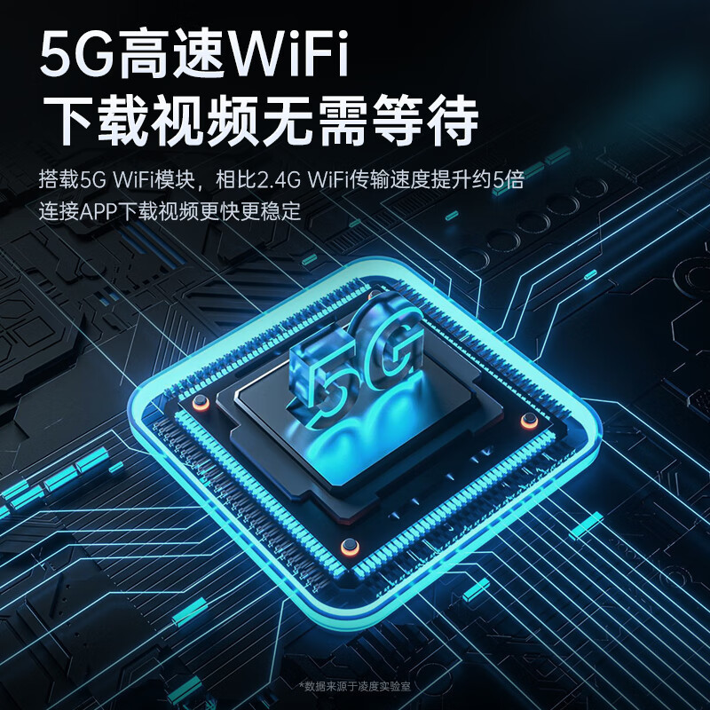 凌度Z800S行车记录仪5K超高清夜视 语音声控5GWiFi停车监控双录 双镜头+64G(送香薰挂饰+读卡器)
