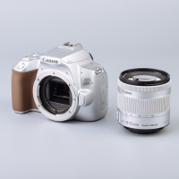 Canon/佳能EOS 200D II 二代套机高清旅游家用数码单反学生 银色+18-55mm镜头套装