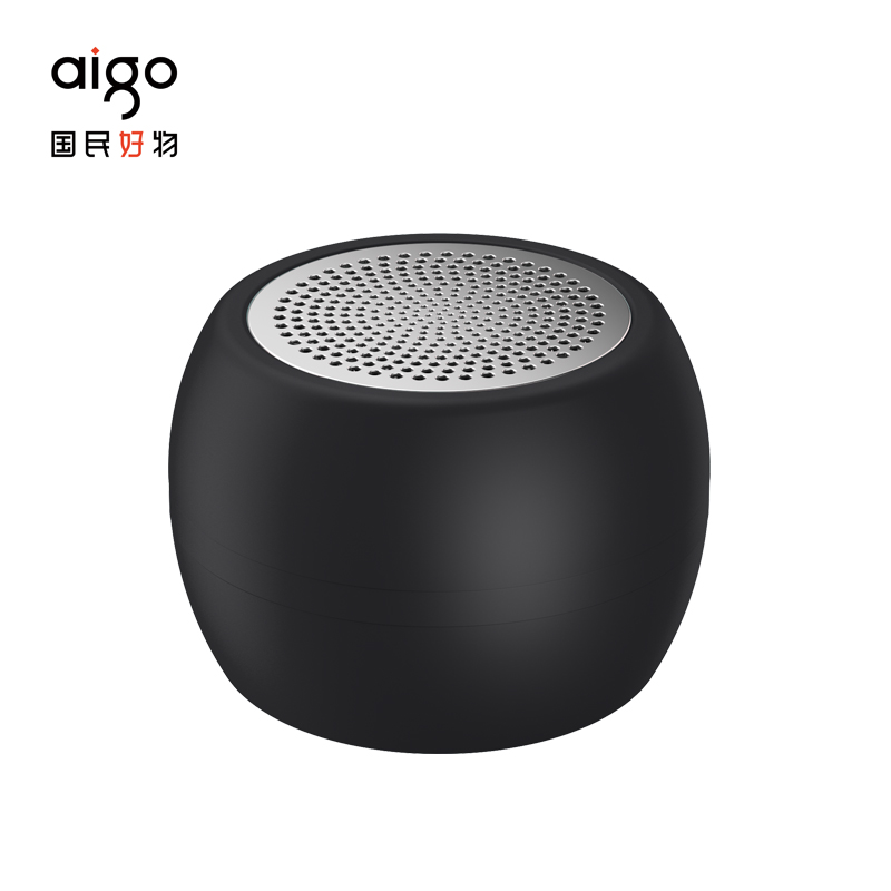 爱国者T26无线蓝牙5.2音箱迷你音响家用户外随身便携式3D环绕音质 钻石黑【AI语音版】