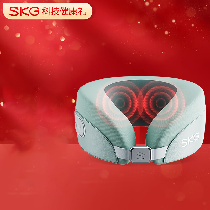 SKG颈椎按摩器N5天青色高清大图