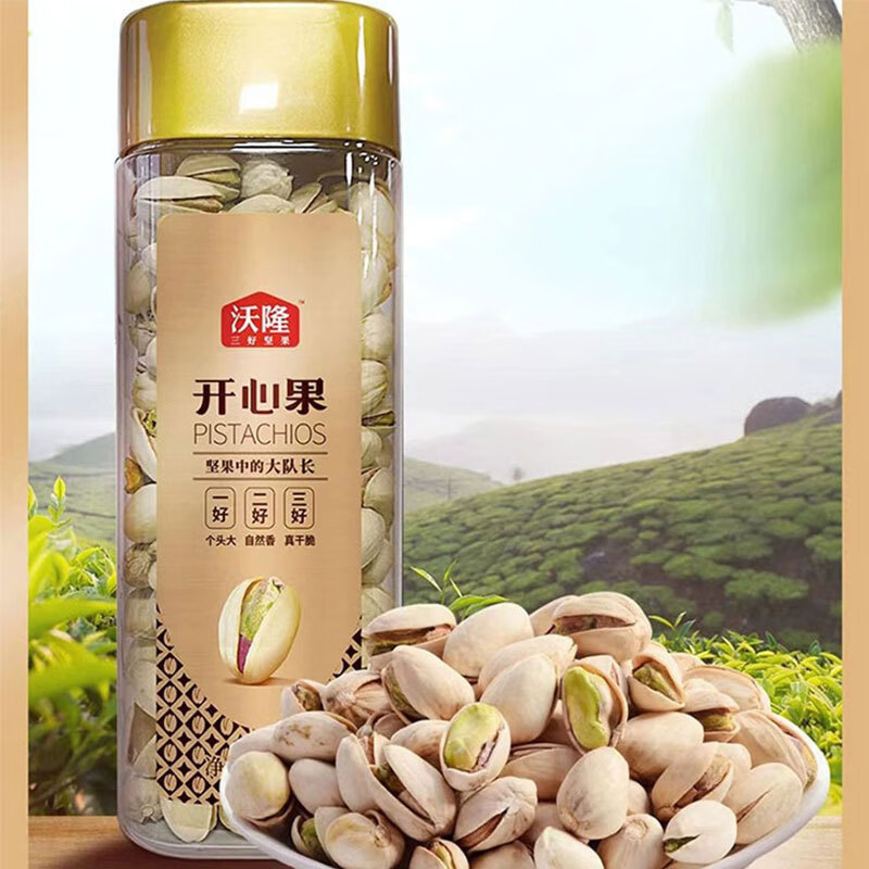 沃隆 开心果 大高方罐 460g 罐高清大图