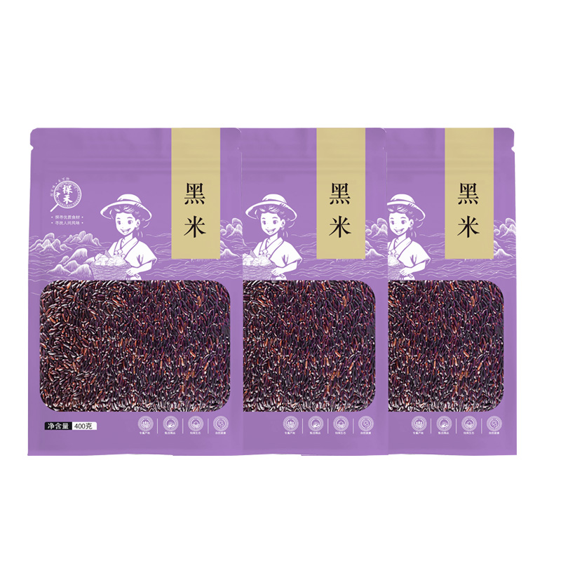 探禾 紫米黑米400g*3(单位:袋)