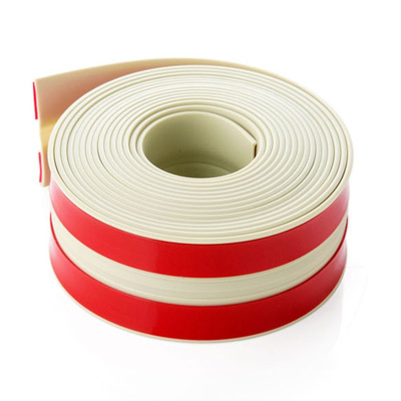 厨房水缝隙胶带浴室马桶接缝防水贴厨卫防潮墙角线防水条 浅绿色胶带