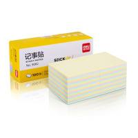 得力 9082 记事贴76*76mm(包)12包 (混)