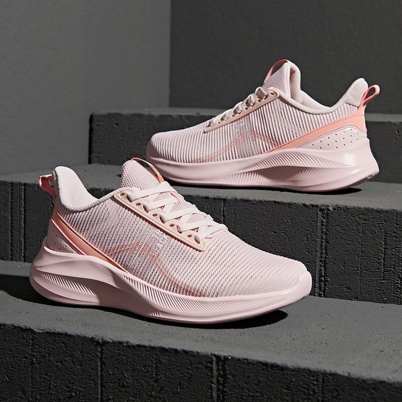 361运动鞋女鞋2020夏新款减震网面透气跑鞋轻便休闲鞋学生跑鞋女视频