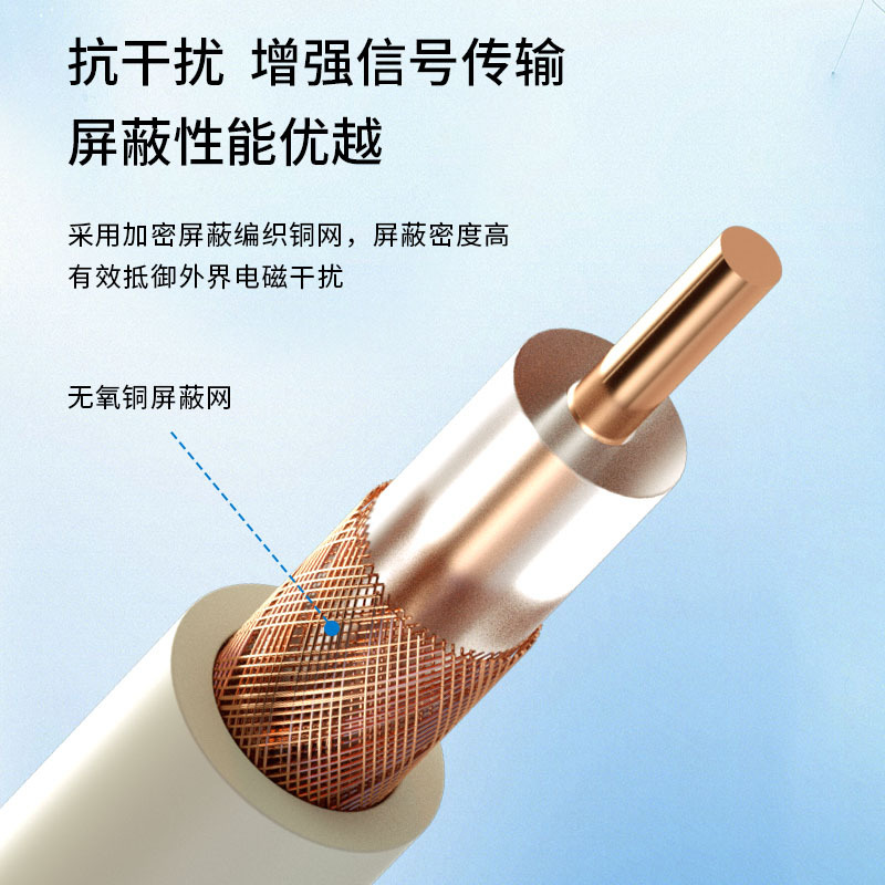 博扬 2M跳线BNC E1接头成品跳线 syv75同轴电缆DDF转接线 4芯3米BY-BNC/BNC-2-1*4-3m