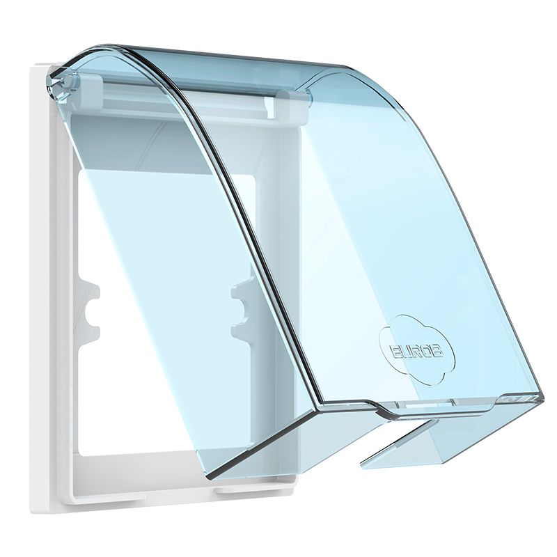 86型透明款86型防水插座防水罩开关防水盒浴室卫生间防溅盒保护套保护