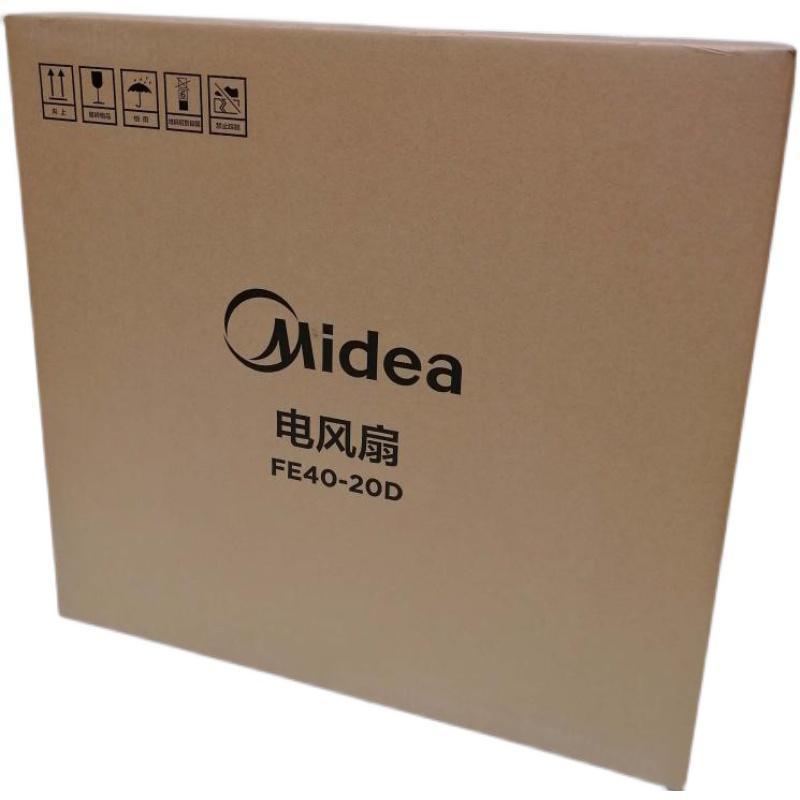 美的(Midea)电风扇 FE40-20D 趴地扇纯铜电机金属铝叶家用黑色16寸台地扇