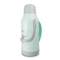 家用暖水瓶学生用热水壶暖水壶塑料外壳保温瓶保温壶3.2L大容量 801 淡绿 外壳+壶塞(不含内胆)
