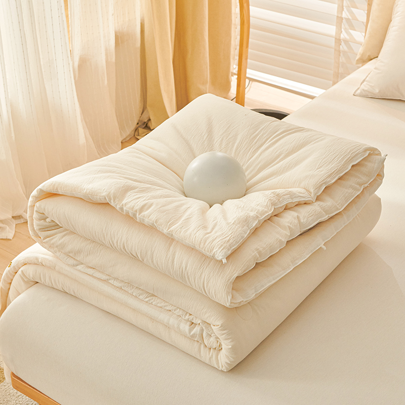 安居先森ANJU260207纯棉大豆被150*200cm 1件/条(计价单位:条) 黄色高清大图