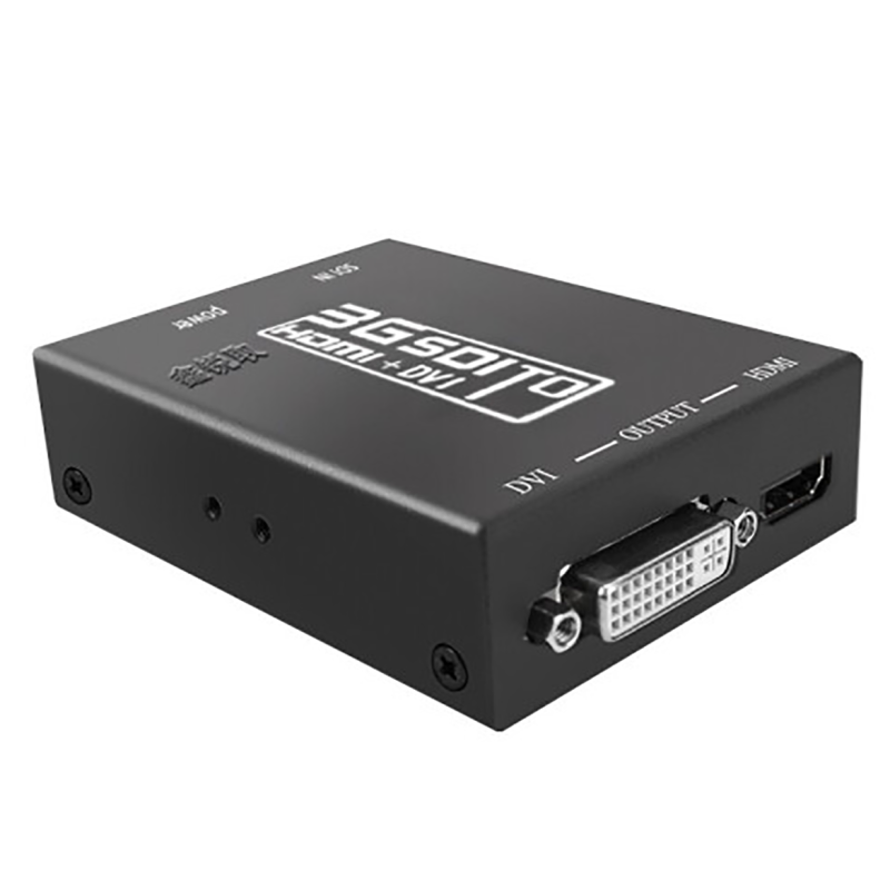 专业级SDI转DVI HDMI高清视频BNC转换器DVI