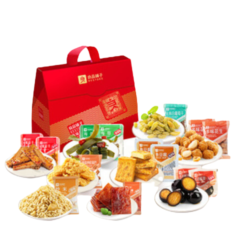 伊利牛奶2.5L*1+满分喂道165g盒*1+洽洽礼盒1.4kg*1+福运礼盒*1+良品铺子礼盒385g*1