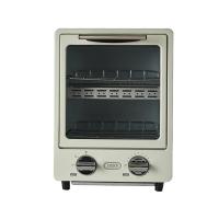 Toffy 日本复古双层烤箱T-KS1 ins风烘焙多功能家用电烤箱迷你小烤箱9L 石英管加热 珍珠白 网红烤箱
