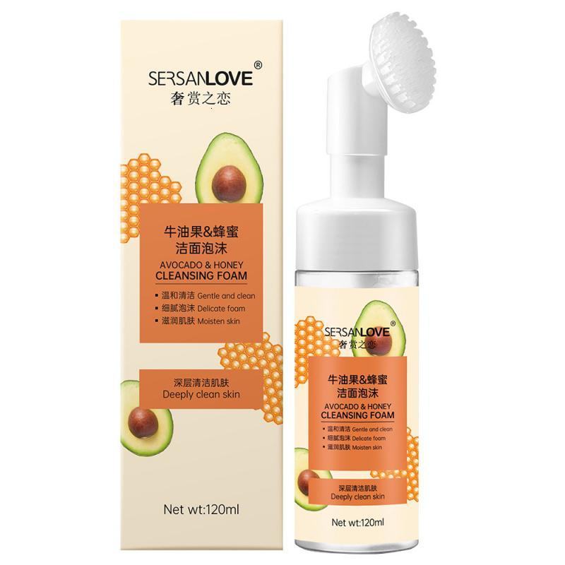 [上市]石榴玫瑰洁面乳泡沫洗面奶清洁温和卸妆补水保湿洁面慕斯