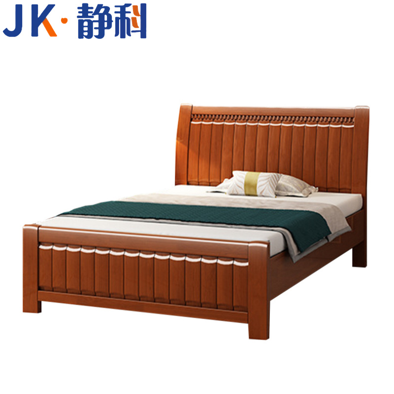 静科单人床+床垫900*1900*960mm套高清大图