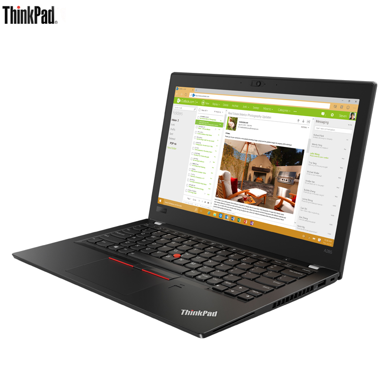 ThinkPad A285 12.5英寸笔记本电脑（R5 2500U 16GB 1TB固态 W10P LED背光）三年