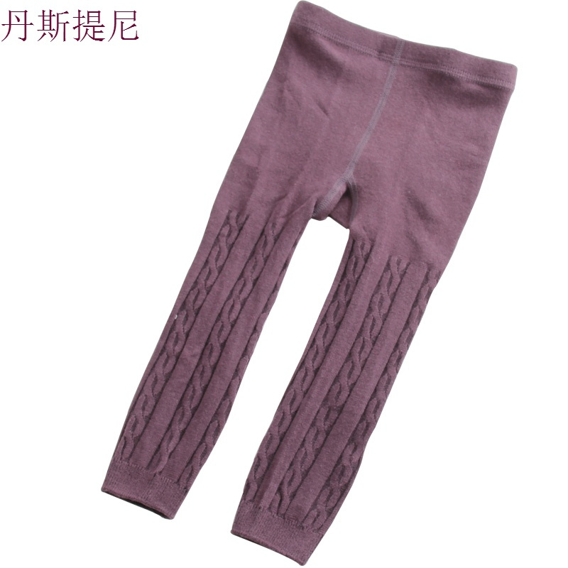 婴儿打底裤纯棉春秋薄款大PP女宝宝连裤袜女童九分裤小童0-1-3岁