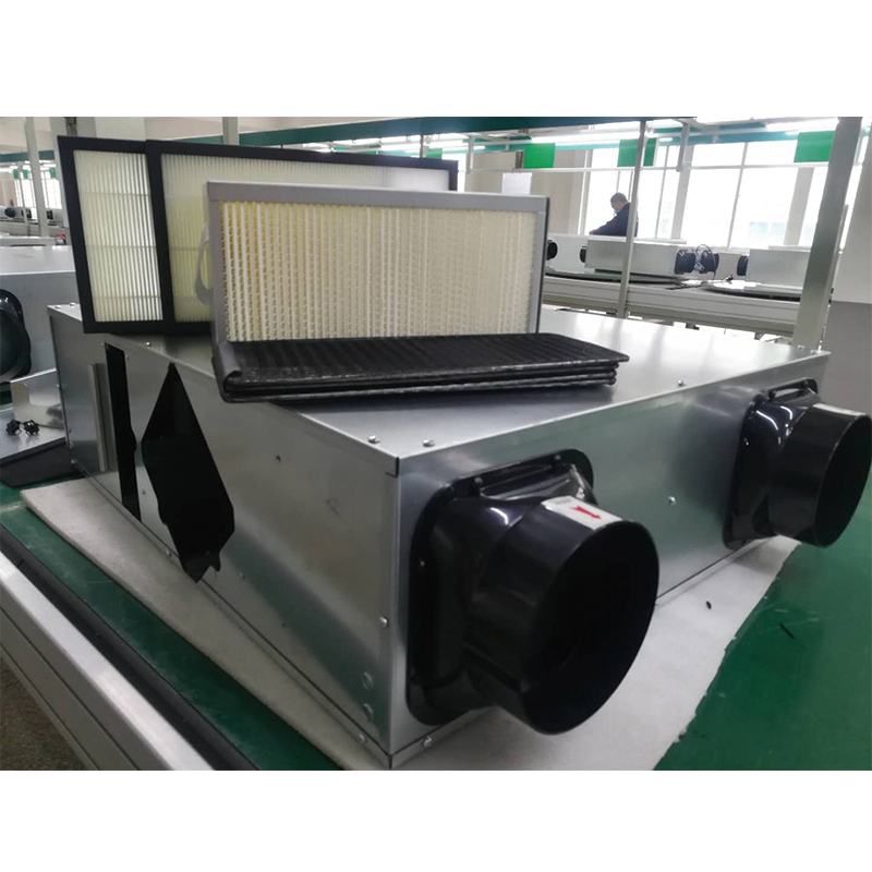 净松新风换气机含安装 吊顶式新风机组 除尘除雾霾甲醛PM2.5 全热交换器 家用新风机系统中央 VF-D350H/2