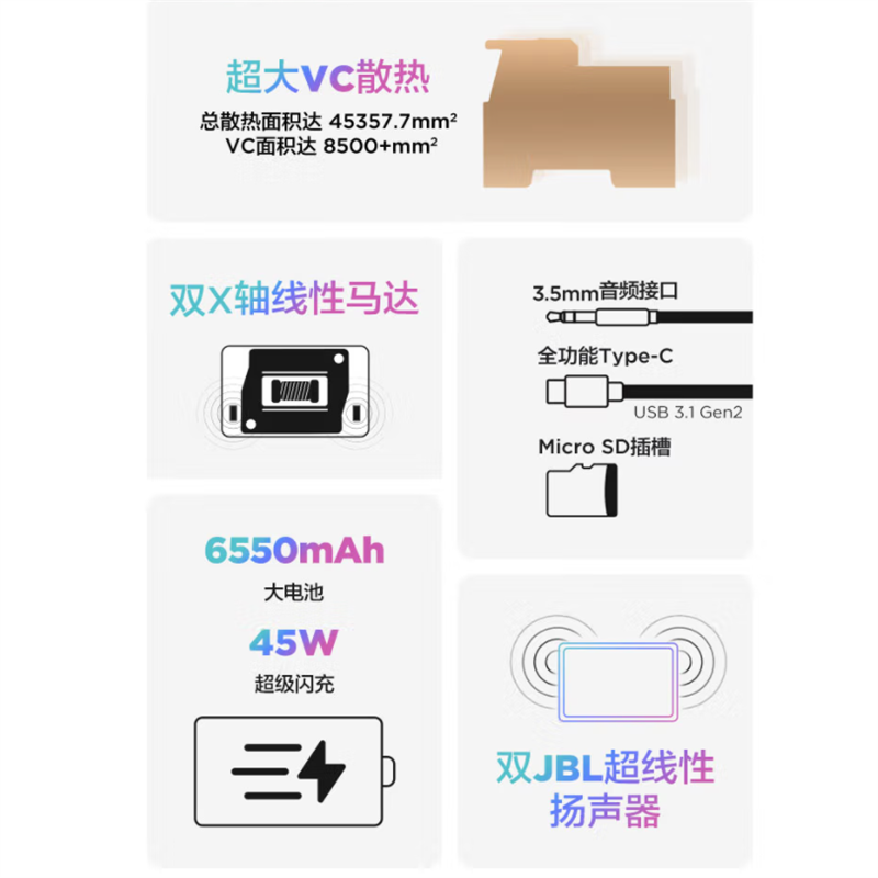 联想(Lenovo)拯救者Y700 8.8寸学习娱乐平板电脑2023款16G+512G
