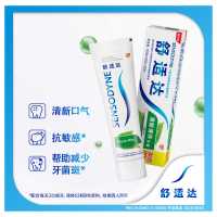 舒适达清新薄荷牙膏 缓解牙齿敏感成人抗敏感牙膏清新口气含氟