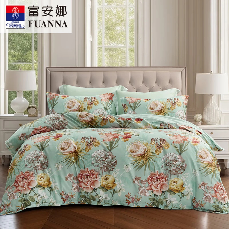 富安娜【精选】花漾年华 床单四件套 花漾年华 1.5/1.8米床 床单款 203*229 标准