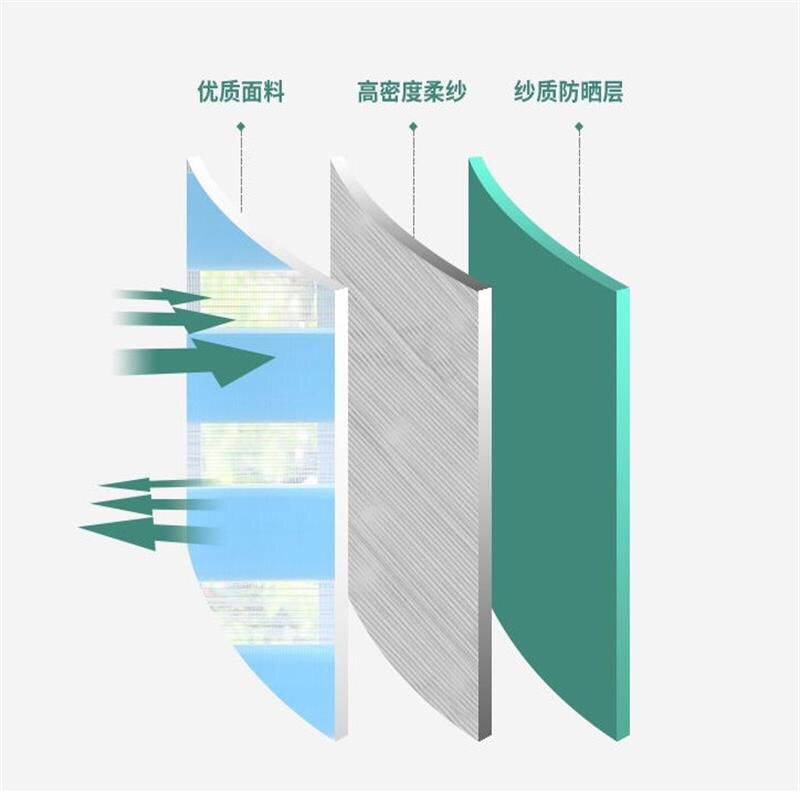 可免打孔卷帘窗帘百叶窗帘成品遮光卧室家用防蚊门帘