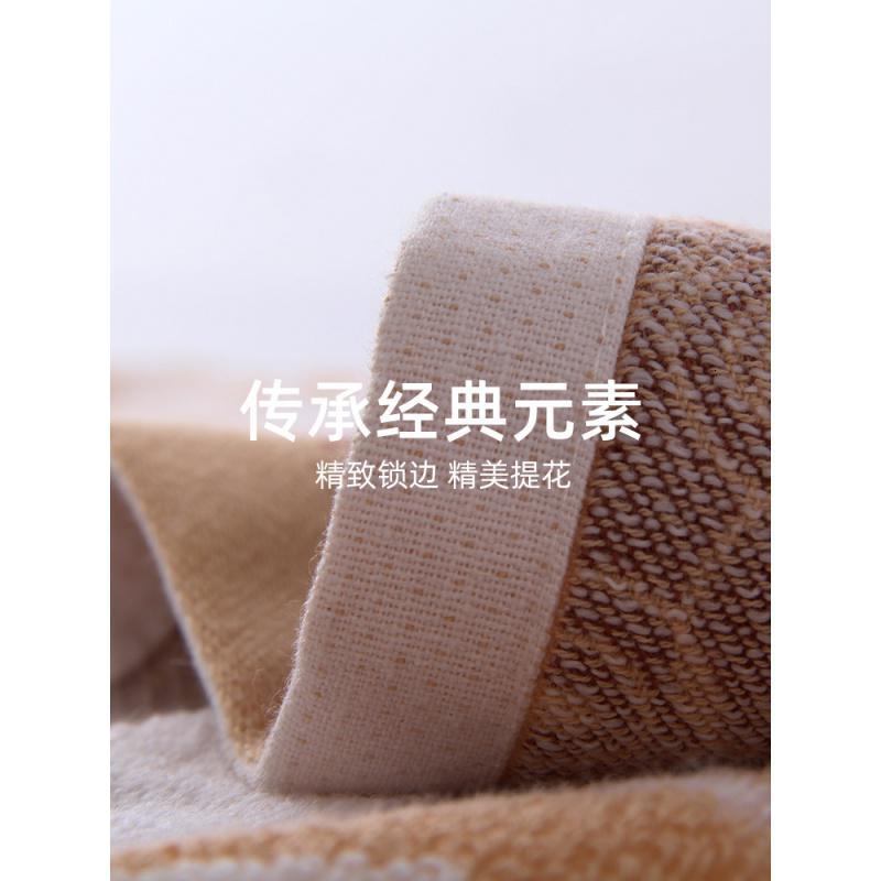 图强图强枕巾纯棉一对加厚加大单人枕头巾柔软舒适透气全棉情侣巾