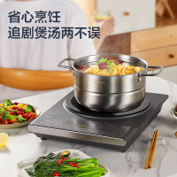 美的(Midea)电磁炉家用大火力电磁炉多功能大功率电磁灶炒菜火锅9档火力预约定时恒匀火加热 MC-CLC2288