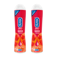 杜蕾斯(Durex) 人体润滑液 草莓润滑液50ml+Love3只 情趣啫喱 水溶性润滑剂油情侣男女夫妻成人情趣用品