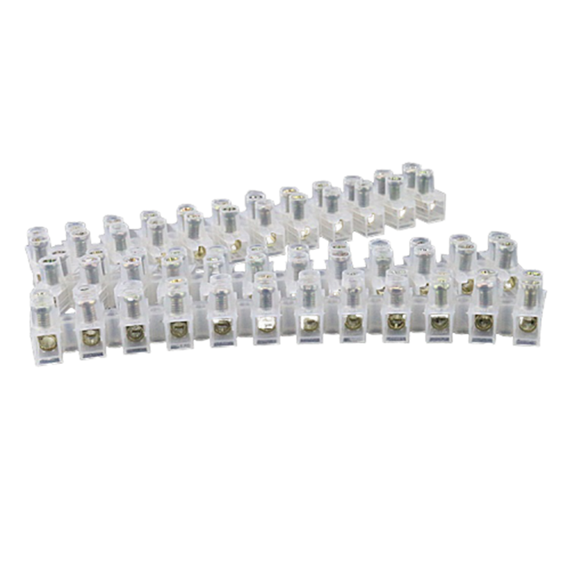 >促销10条接线端子排12位10a镀铜锌合金电线连接器并线x3阻燃>800_800