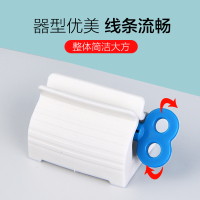 懒人牙膏挤压器儿童手动挤牙膏全自动牙膏夹子创意牙膏置物架 三维工匠 绿色2个装挤牙膏器
