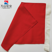 万山宏业 宣传指挥警示旗面 防护旗(红色50*37cm)FHQ16/个