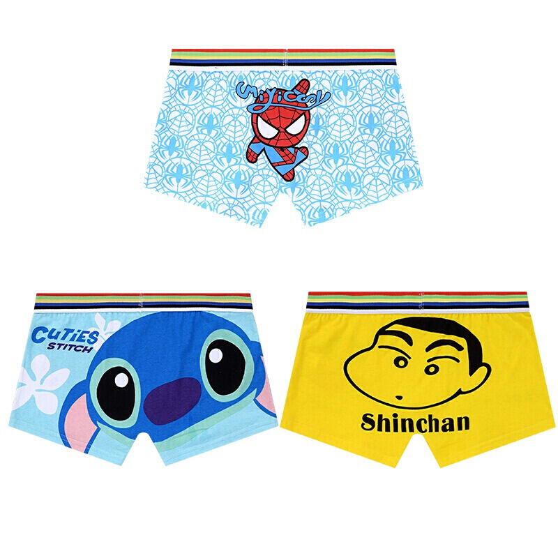 平角裤青年可爱中学生四角裤 动漫男士内裤q