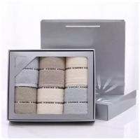 金号毛巾礼盒纯棉毛巾6条装礼盒