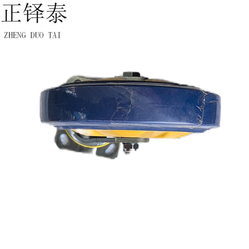 正铎泰 天然橡胶 重型静音胶轮 刹车万向轮8寸200mm /个高清大图