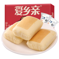 爱乡亲乳酸风味 糕点 面包 蒸蛋糕500g(早餐蛋糕) 新老包装交替发货
