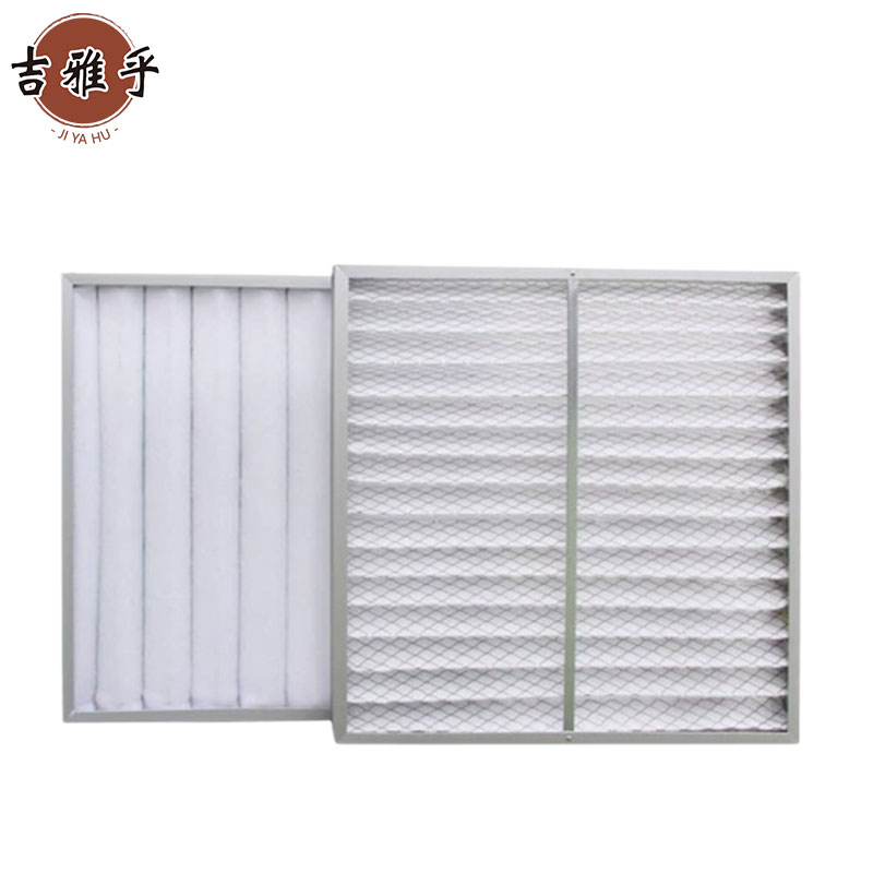 吉雅乎 G4初效板式过滤器 F7中效袋式中央空调出风口 595*595*650*6P /套高清大图