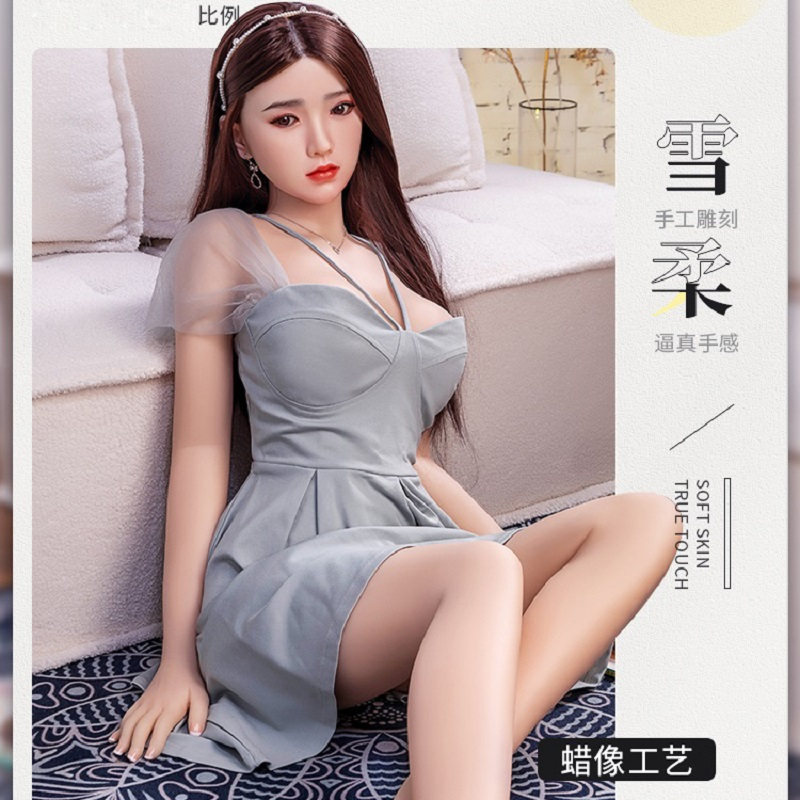 全身实体硅胶真人版娃娃女可插入炮架实体娃娃带头胸带腿阴臀倒模名器性玩偶谜姬男用自慰器情趣男性系列成人用品 非充气娃娃高清大图