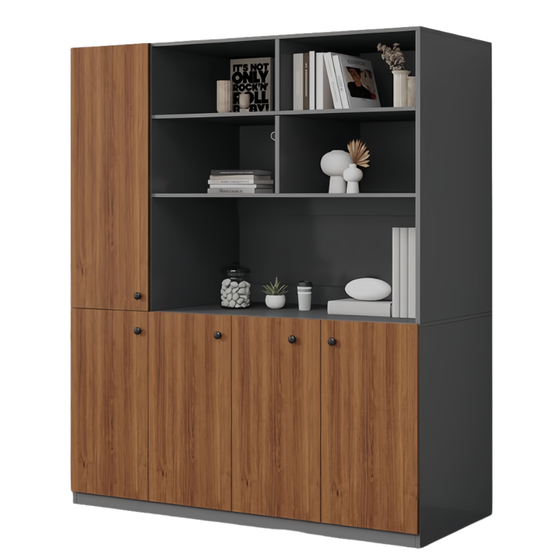 芙首泰书柜五门1200*320*1800mm个高清大图