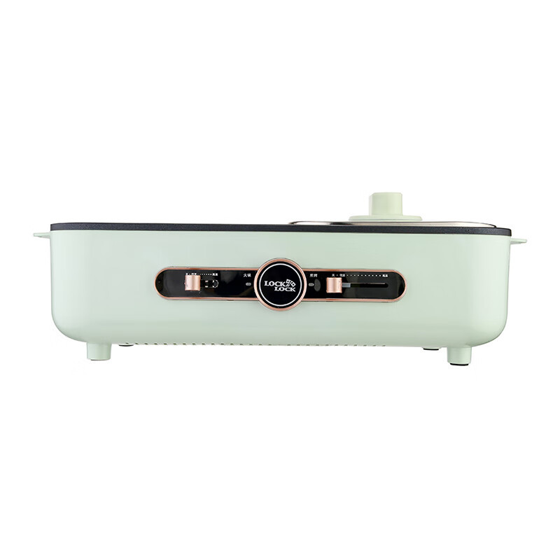 乐扣乐扣 涮烤一体锅绿色 1300W EJP1537GRN高清大图