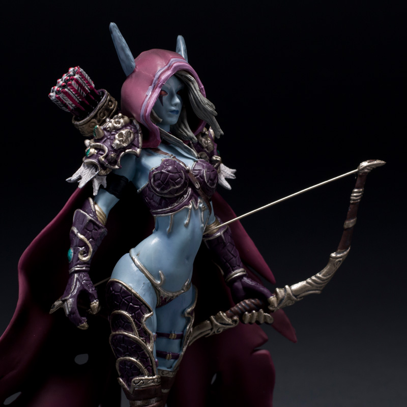 WOW魔兽手办恶魔猎手女王巫妖王伊利丹怒风摆件公仔模型周边 [推荐]暗黑伊利丹33cm 魔兽精品(售出不退不换)高清大图