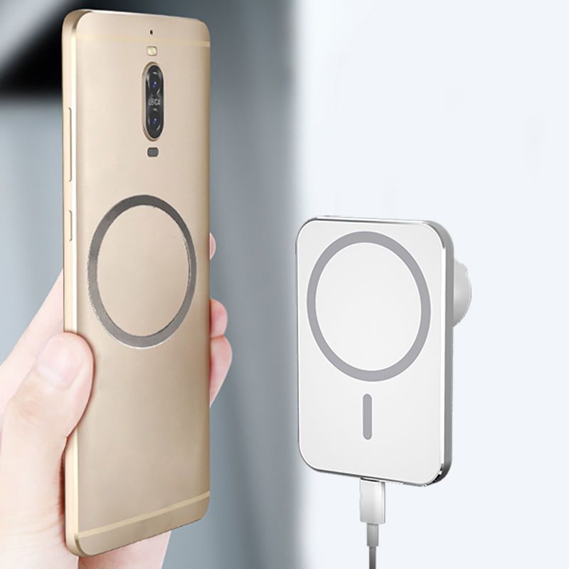 华为款手机磁吸环苹果magsafe引磁片iphone12无线充电磁铁车载支架贴