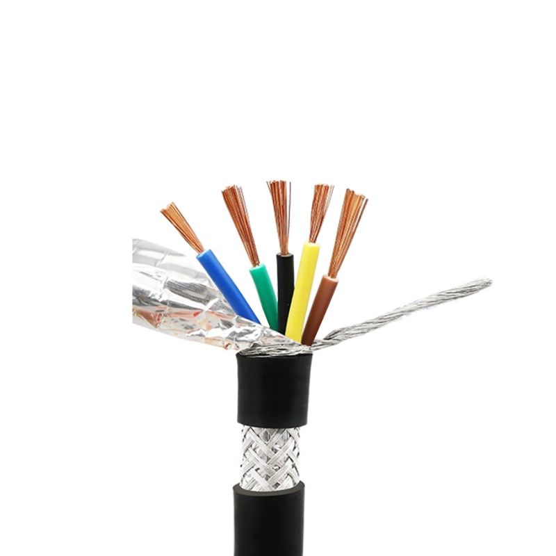 泰炙鼎 铜芯屏蔽软线 RVVP 5*2.5平方 30m 卷高清大图