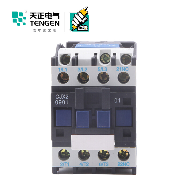 天正电气 CJX2 3NO 12A 交流50/60Hz 3P 02010070043 交流接触器